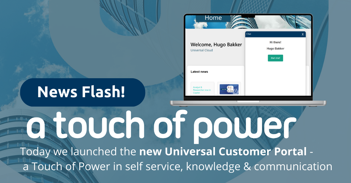 Nieuw Universal Klantenportaal is nu live