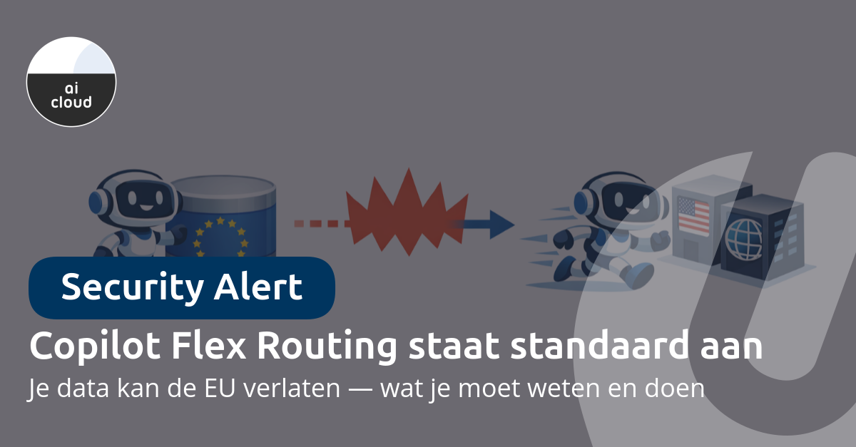 Copilot Flex Routing staat standaard aan — je data kan de EU verlaten