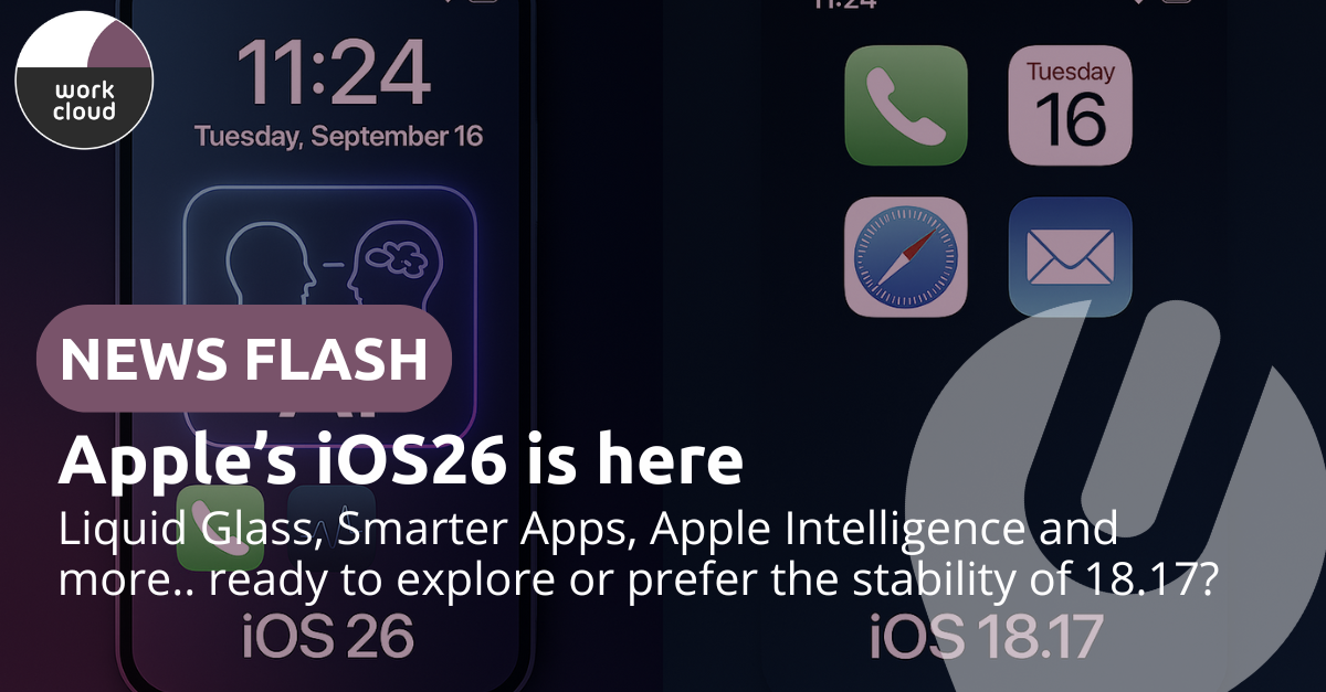 Apple iOS 26 is hier