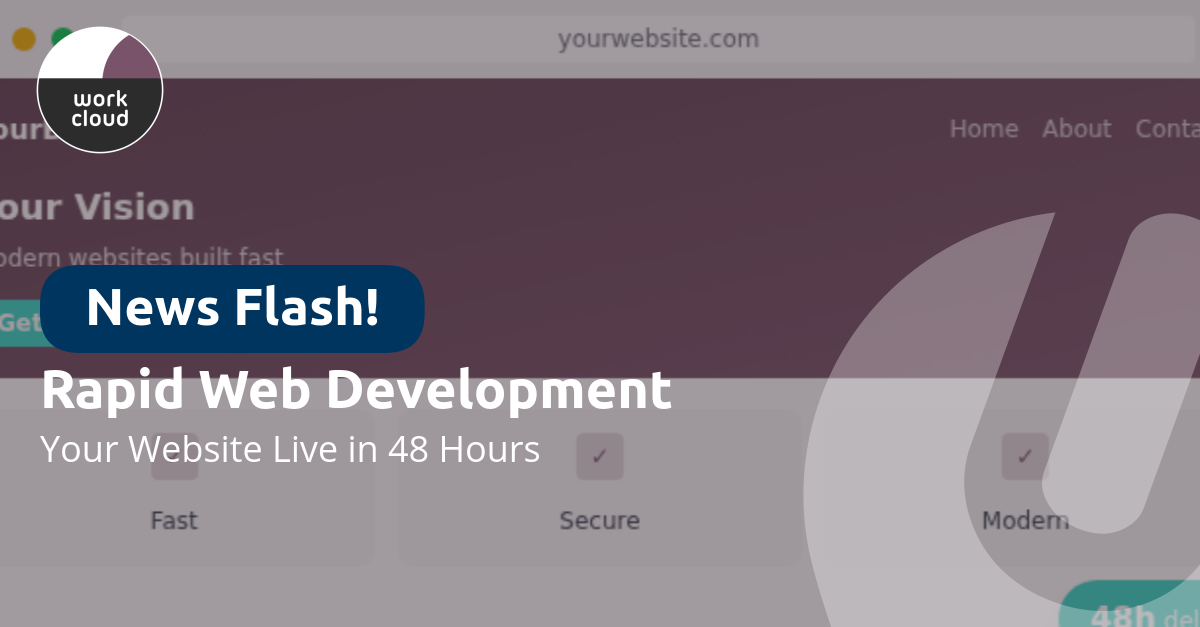 Introducing rapid web development: your website live in 48 hours