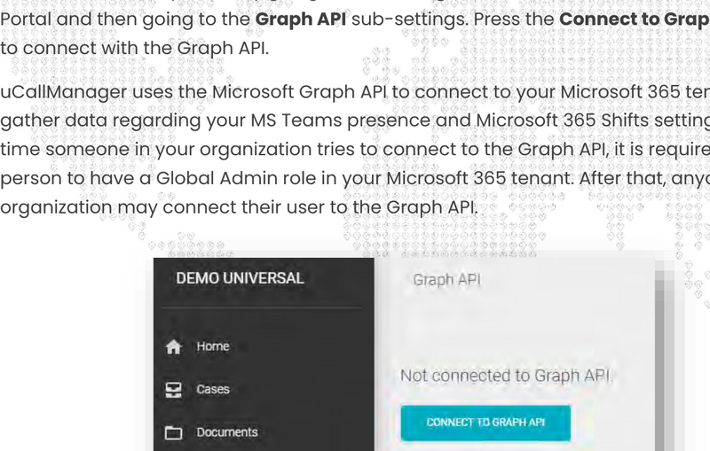 Graph API instellingen
