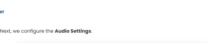 IVR audio instellingen