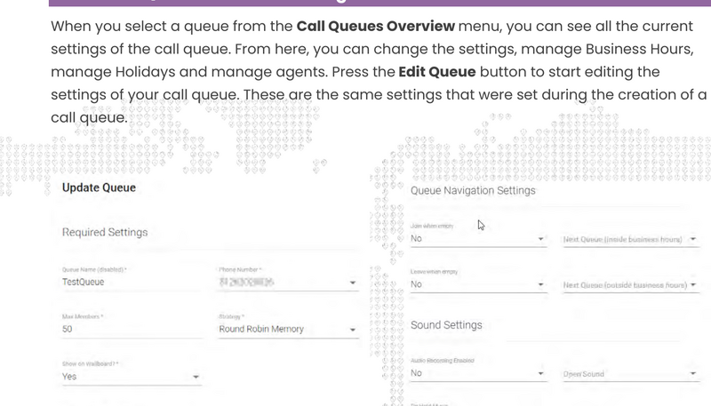 Wachtrij instellingen