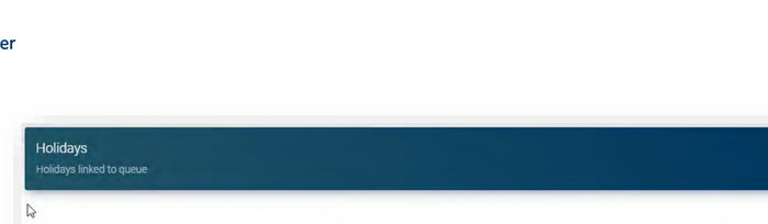 Feestdagen gekoppeld aan wachtrij