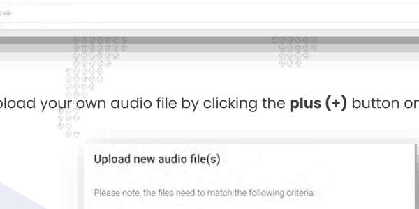 Audio uploaden