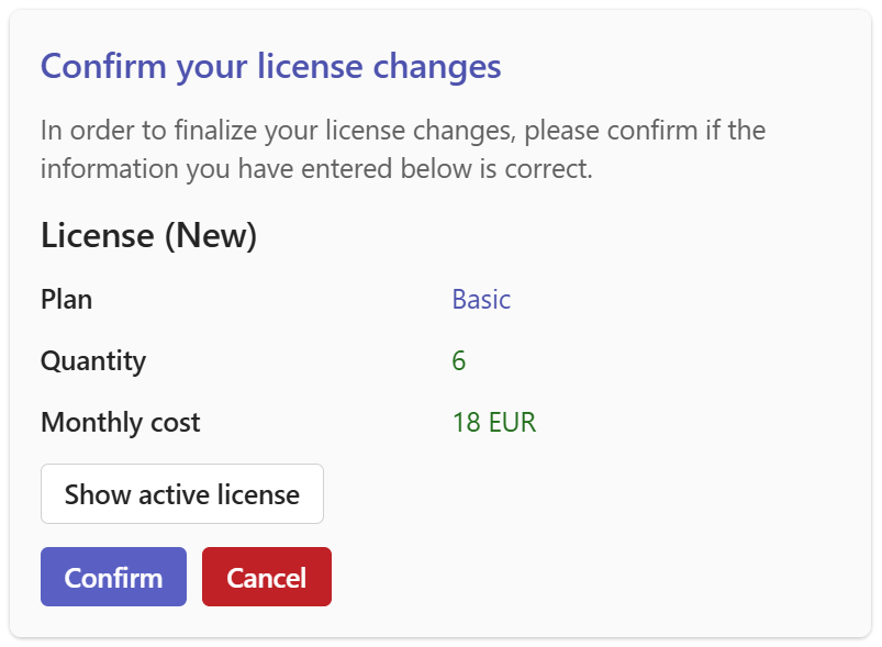 Samenvatting wijzigingen