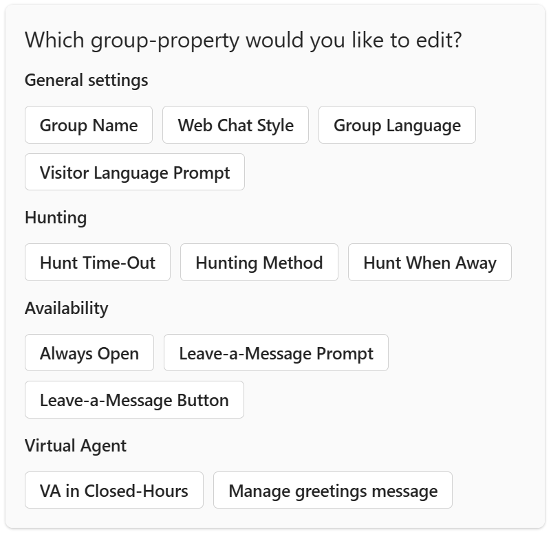 Hunt When Away instelling