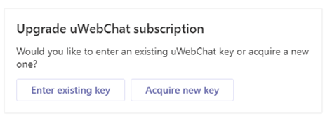 Rich Card met knoppen