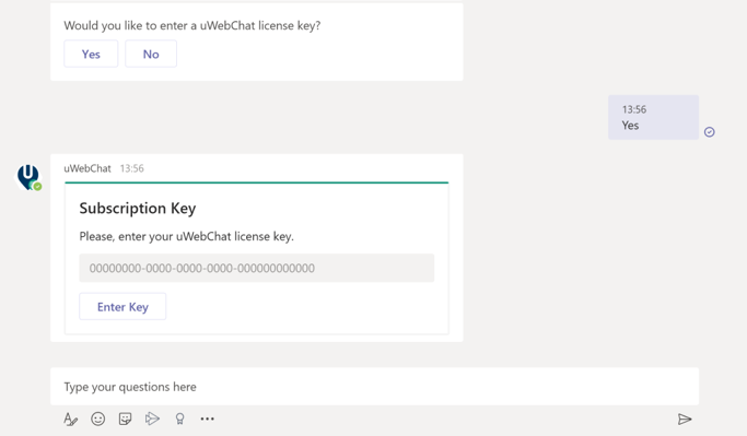 Licentiesleutel invoeren