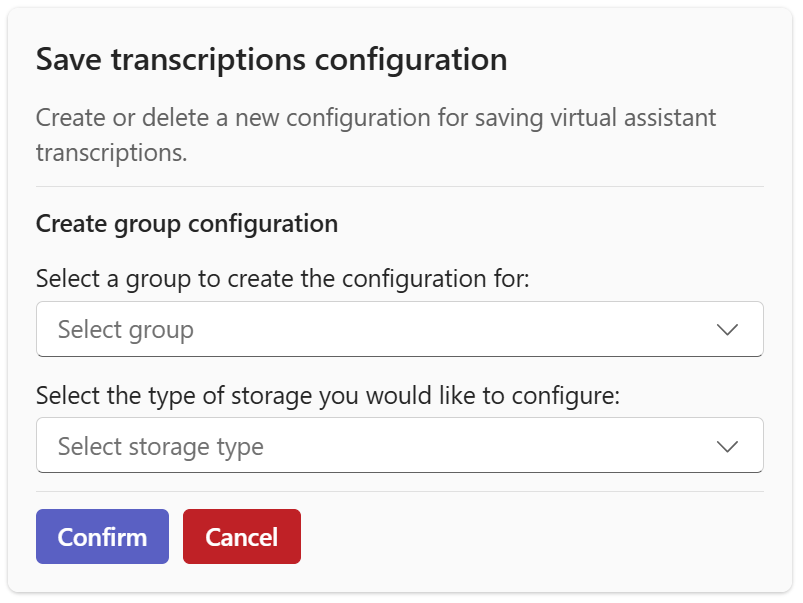 Configuratie aanmaken