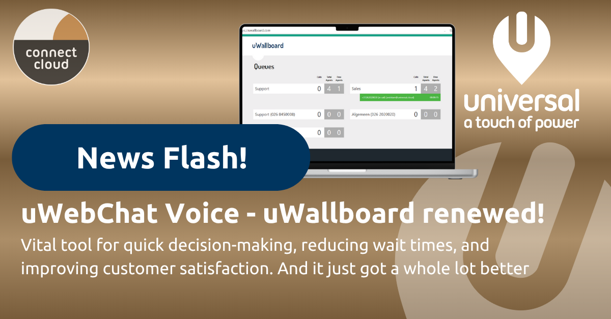 uWebChat Voice – verbeterd uWallboard