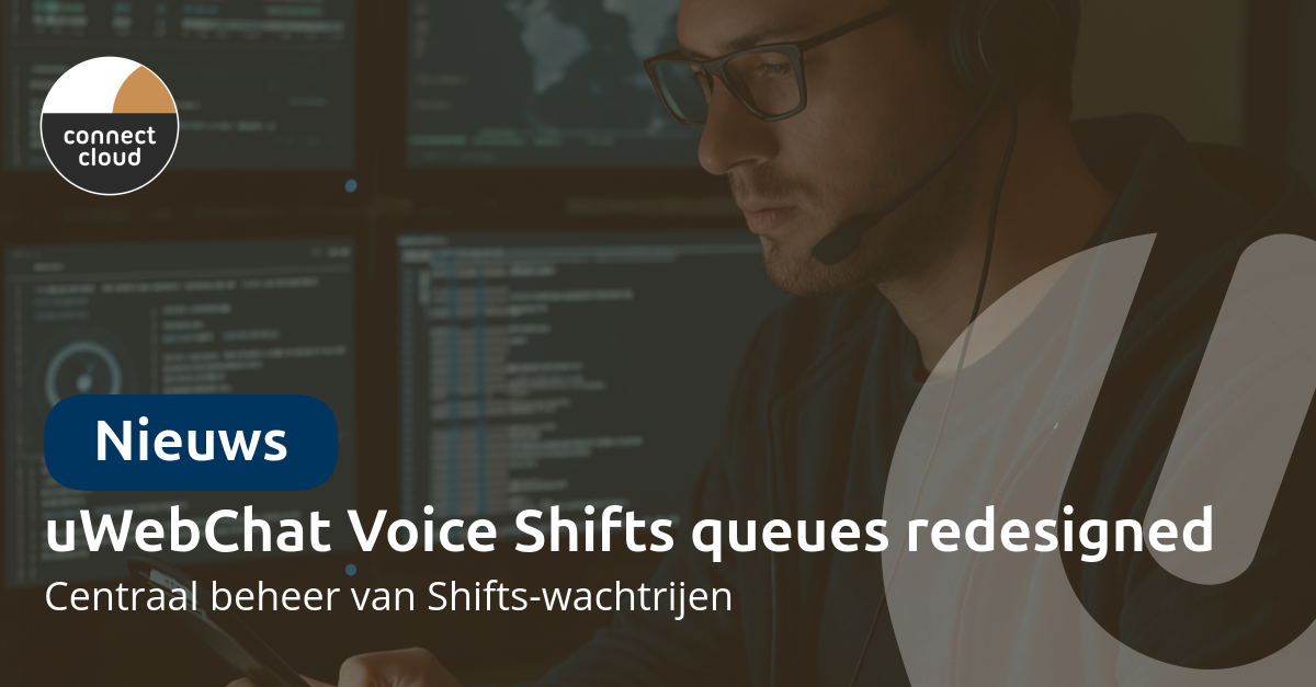 uWebChat Voice: Shifts-wachtrijen beheer je nu volledig in de portal