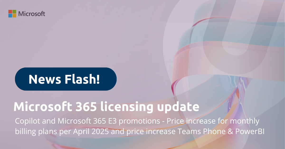 Microsoft Licensing update per April 2025